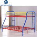 Low Price Twin Beds Steel Metal Double Deck Bunk Bed Supplier